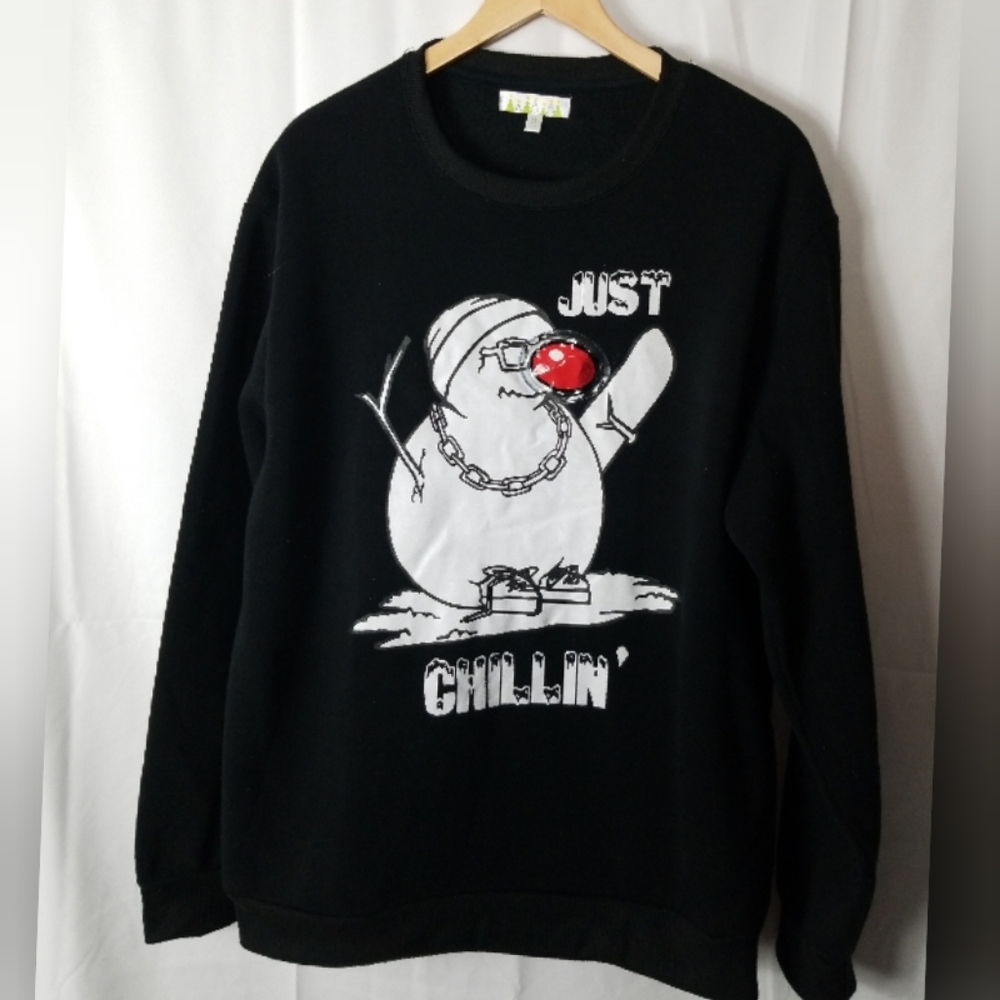 Just Chilling crew neck sweatshirt